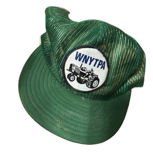 Vintage Western New York Tractor Pull Association Patch SnapBack Mesh Hat - Picture 1 of 6
